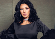 اسماء المنور تتألق بفستانها الأسود