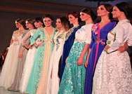 قفاطين سلمى بنعمر المستوحاة من حدائق بابل تسحر الموجودين في دبي