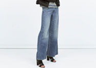 الجينز ذو الأرجل الواسعة يعود إلى واجهة موضة 2015