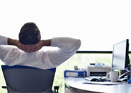 الاسترخاء بعد نهار عمل شاق