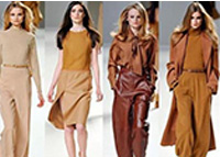 درجات لون البيج تسيطر على موضة الملابس هذا الشتاء