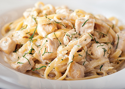 أطباق رمضان: اليوم الخامس والعشرون - معكرونة فيتوتشيني بالدجاج والكريمة