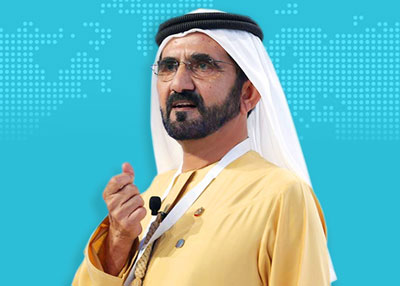 محمد بن راشد يعقد جلسة خلال القمة العالمية للحكومات