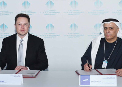 «طرق دبي» توقع اتفاقية مع «تيسلا» لشراء 200 مركبة كهربائية