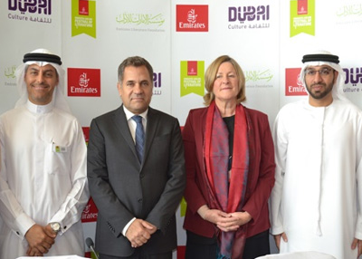 180 كاتباً من 33 دولة في مهرجان "طيران الإمارات للآداب"