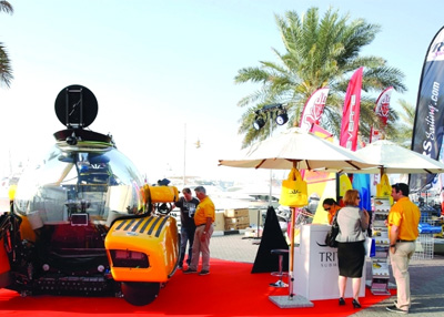 إقبال كبير على معرض دبي للقوارب