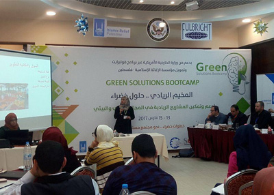 "المعرفة الخضراء" تجمع طلابي لأجل تغيير أسلوب التعامل البيئي في قطاع غزة