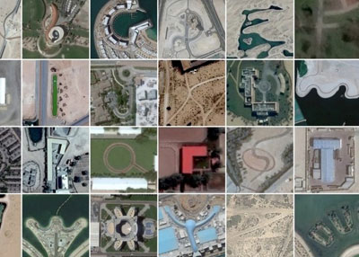 فيديو يظهر الأحرف الأبجدية في أراضي إمارة دبي عبر "غوغل إيرث"