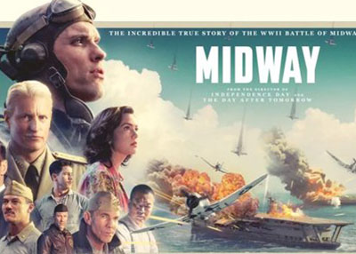 فيلم (ميدواي) يتصدر إيرادات السينما في أمريكا الشمالية