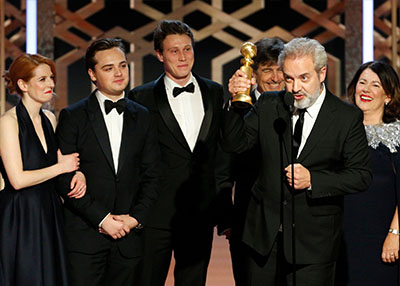 فيلم "1917" يفجر مفاجأة ويقتنص جائزة أفضل فيلم درامي في حفل جوائز جولدن جلوب