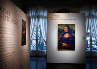 لوحة لموناليزا بمكعبات الروبيك تباع بأكثر من السعر المتوقع في باريس