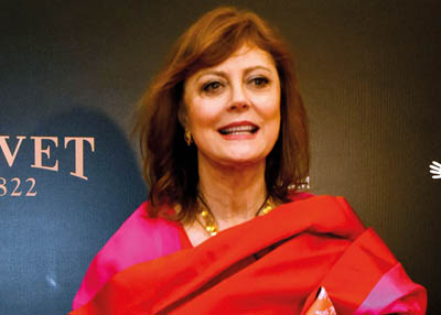 الممثلة الامريكية سوزان سارندون في دبي