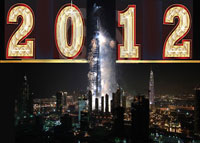 احتفالات رأس السنة في برج خليفة