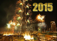 احتفالات العام الجديد 2015